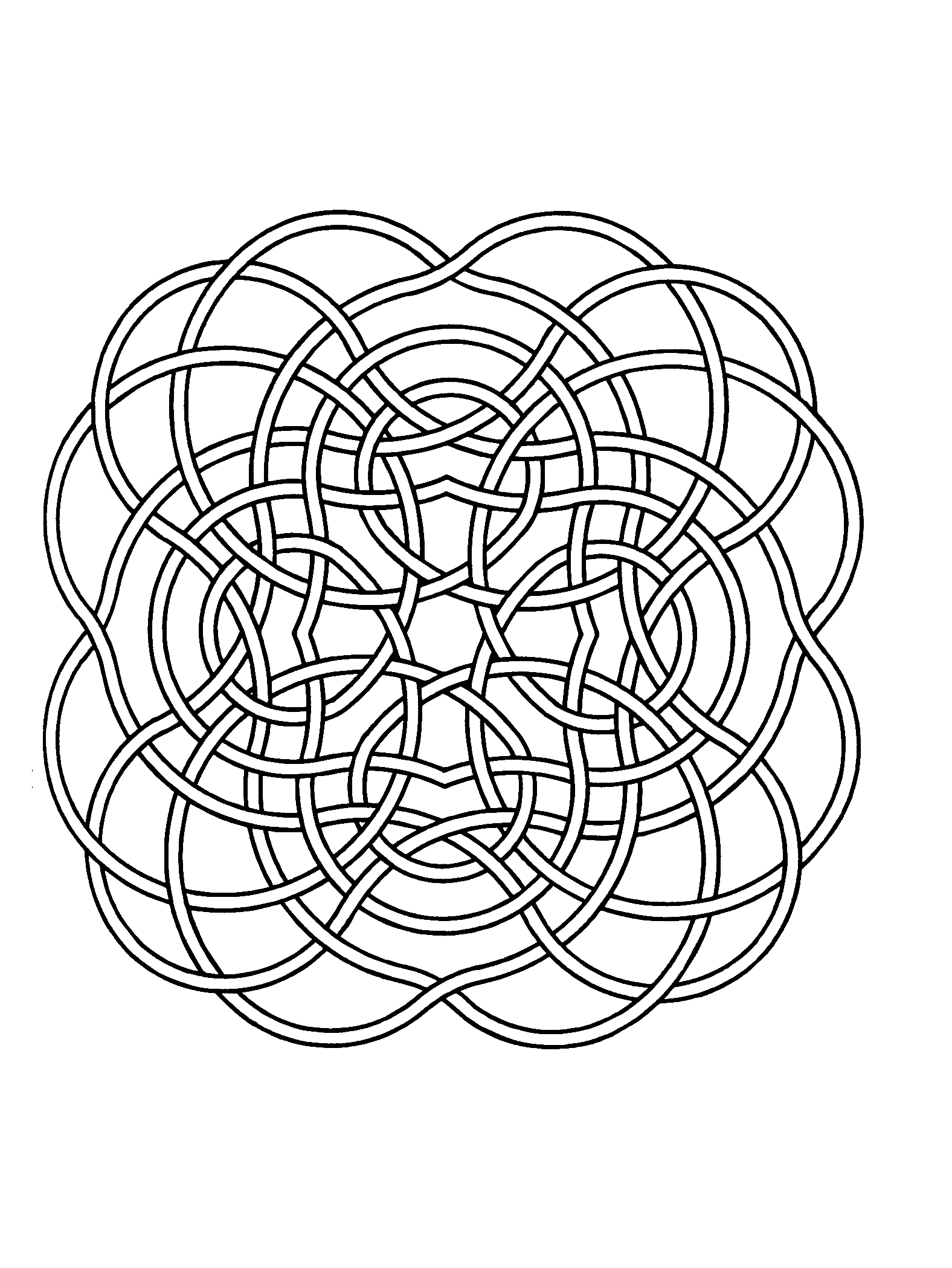 99+ Coloring Pages Mandala Free Printable 155