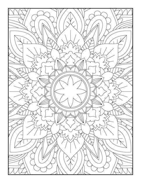 99+ Coloring Pages Mandala Free Printable 160