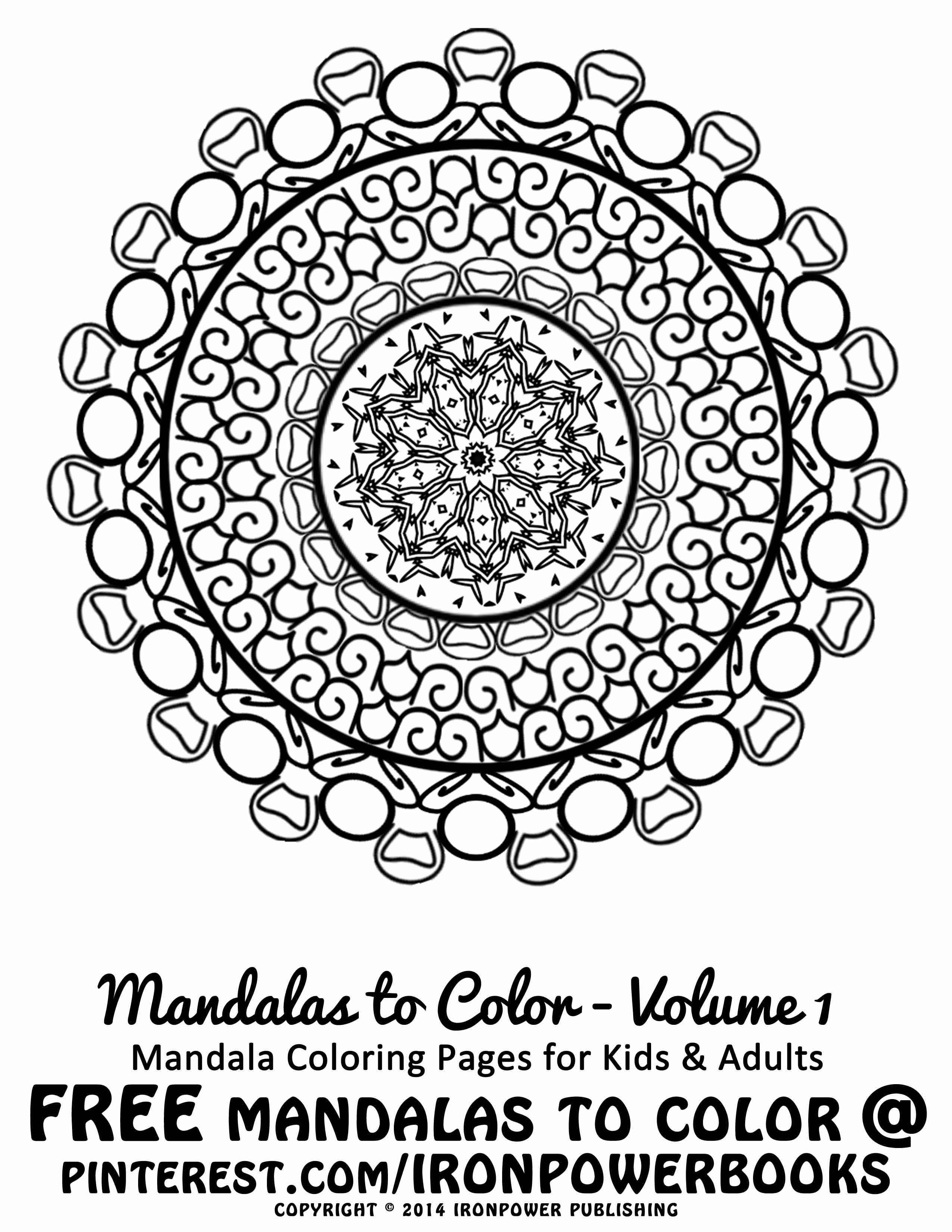 99+ Coloring Pages Mandala Free Printable 167