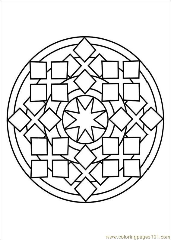 99+ Coloring Pages Mandala Free Printable 170