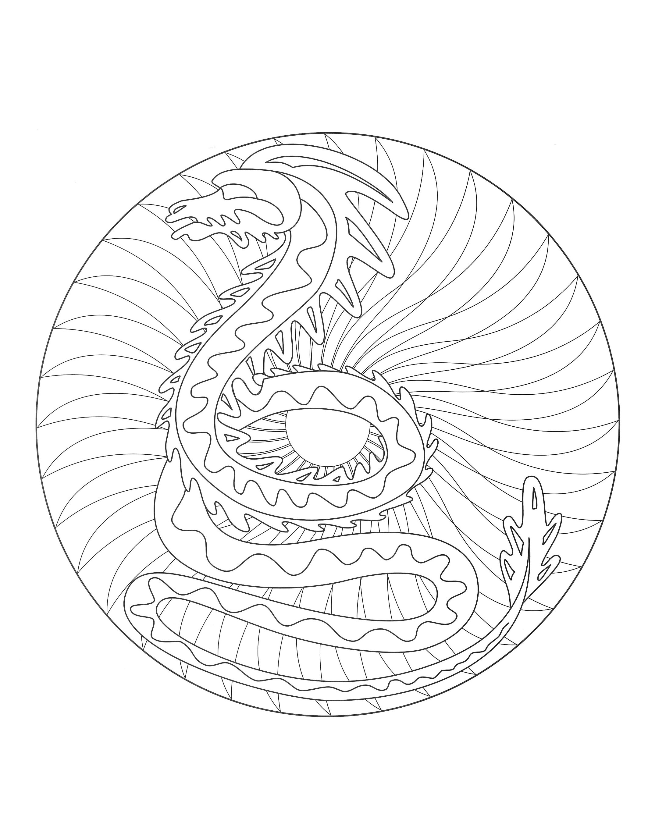 99+ Coloring Pages Mandala Free Printable 180