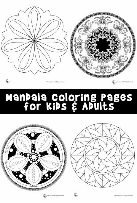 99+ Coloring Pages Mandala Free Printable 194