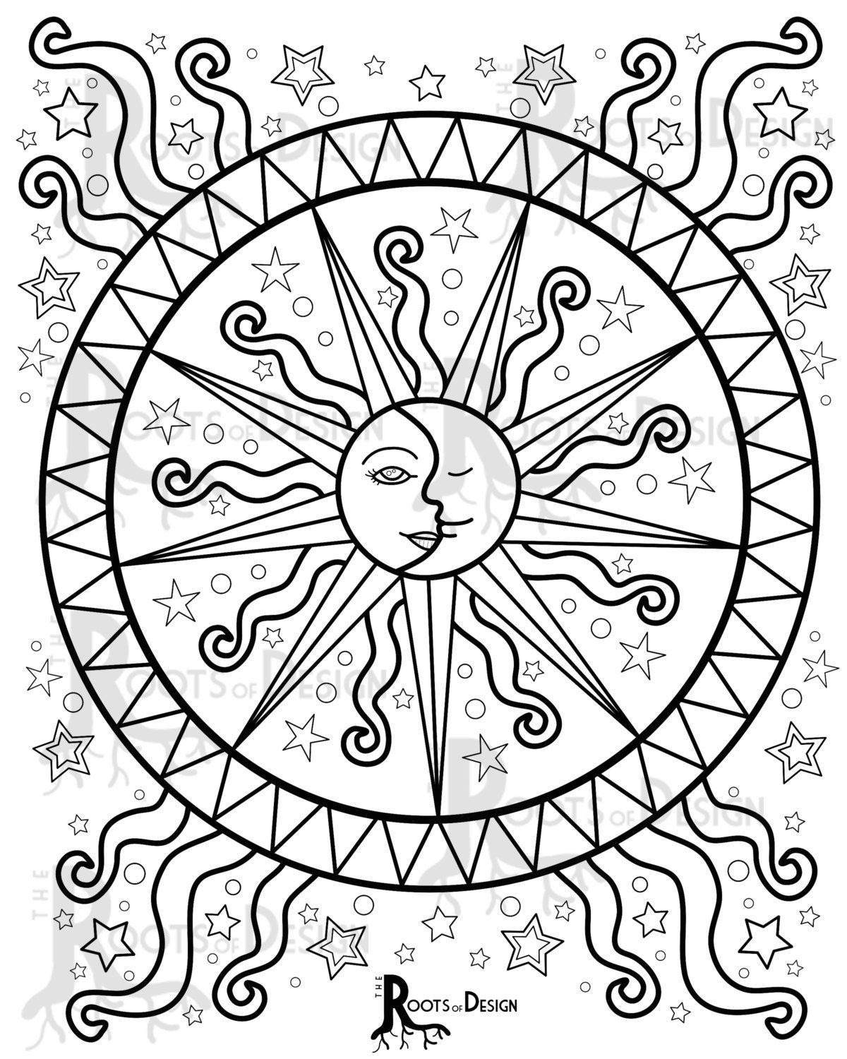 99+ Coloring Pages Mandala Free Printable 198