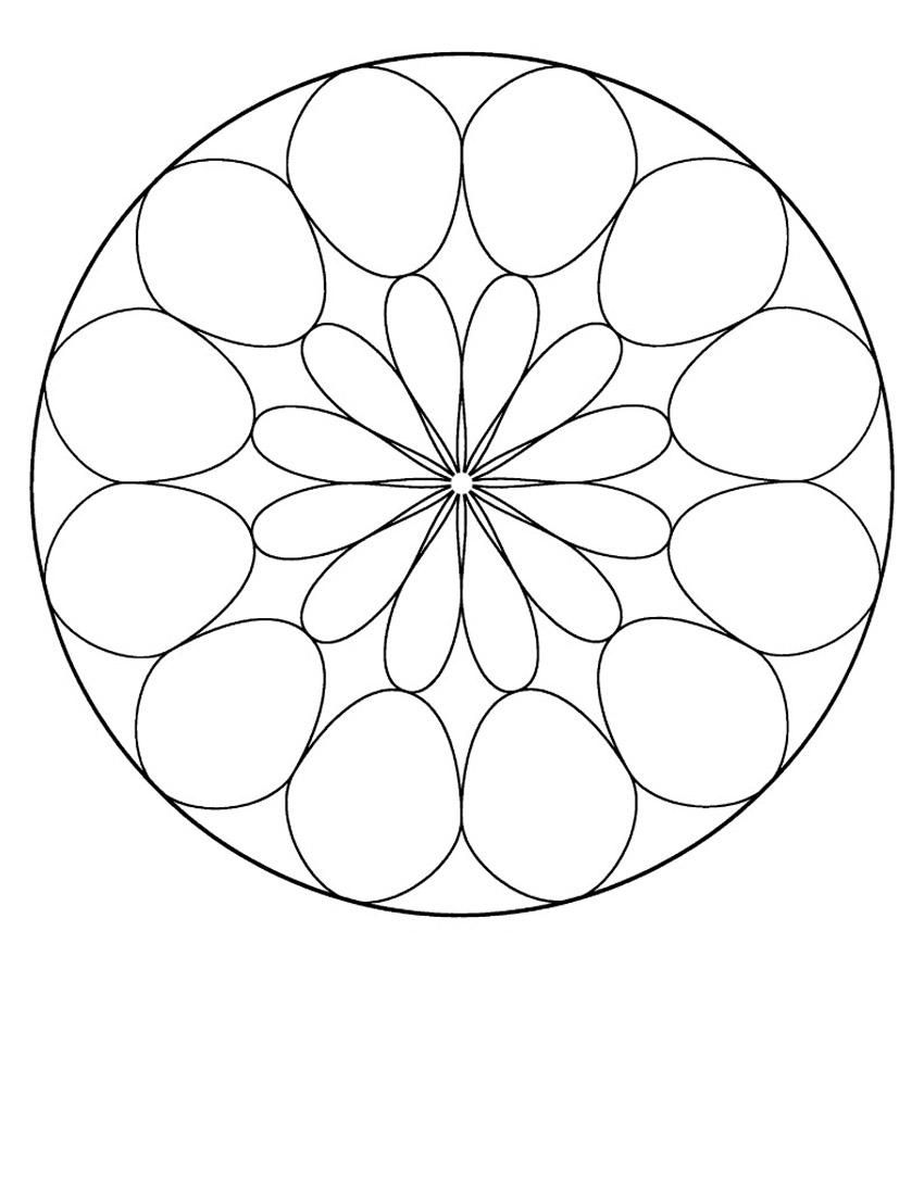 99+ Coloring Pages Mandala Free Printable 31