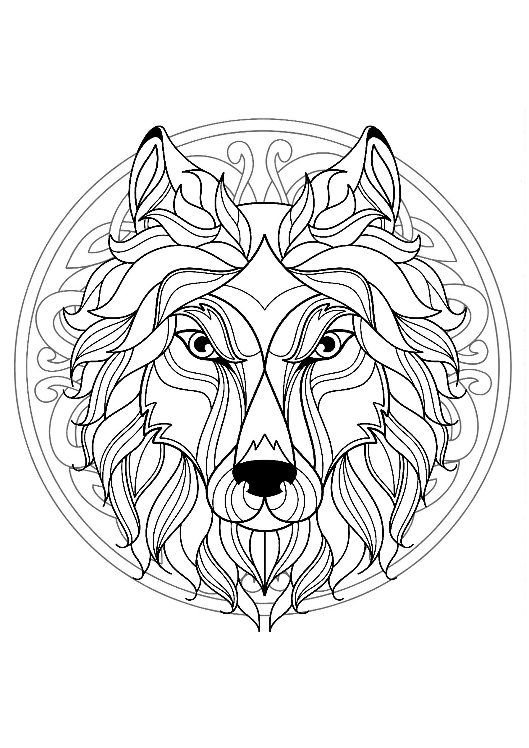 99+ Coloring Pages Mandala Free Printable 51