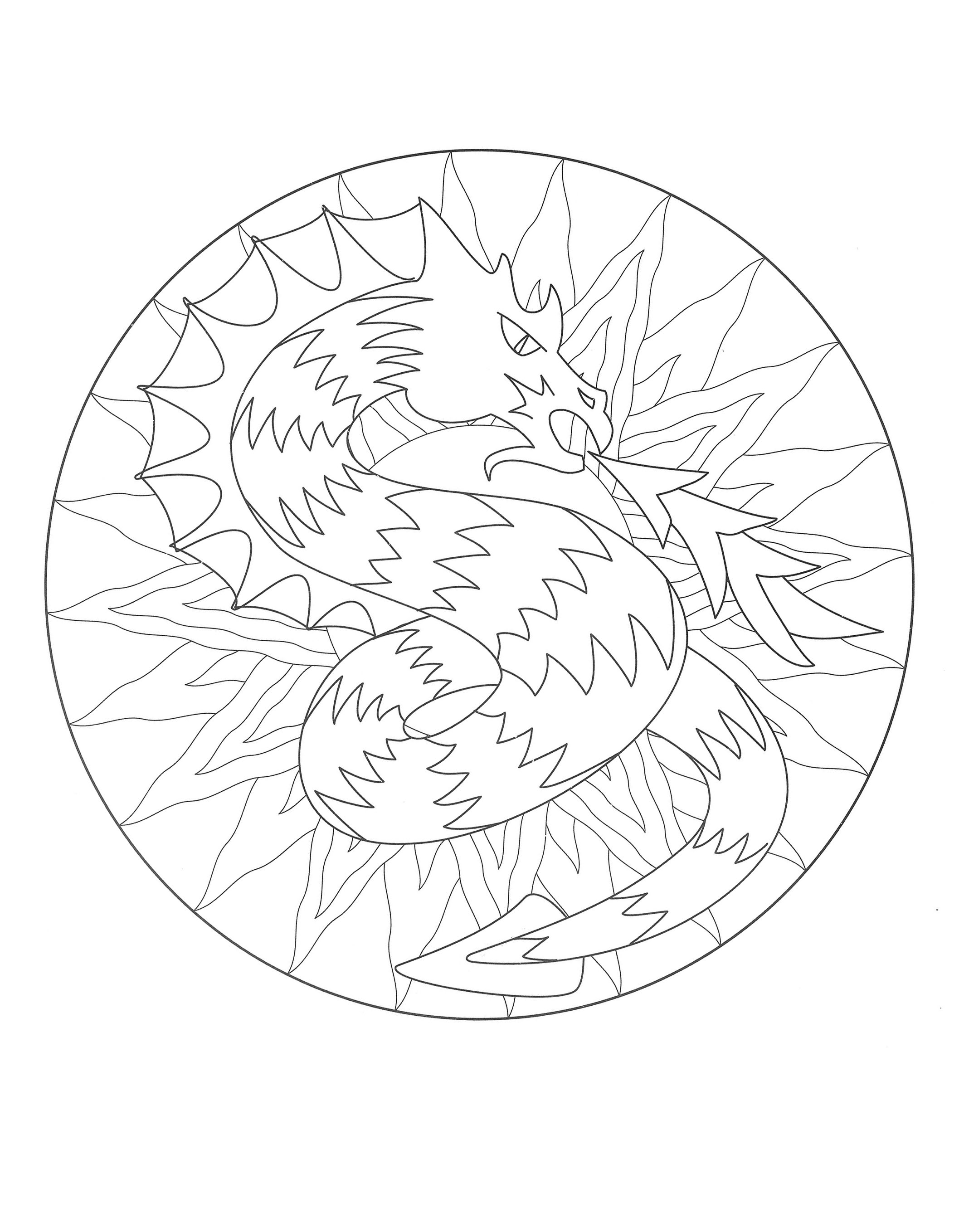 99+ Coloring Pages Mandala Free Printable 89