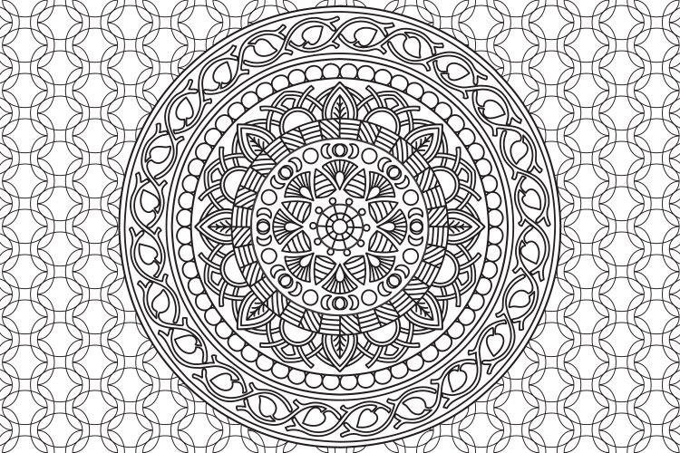 99+ Coloring Pages Mandala Free Printable 95