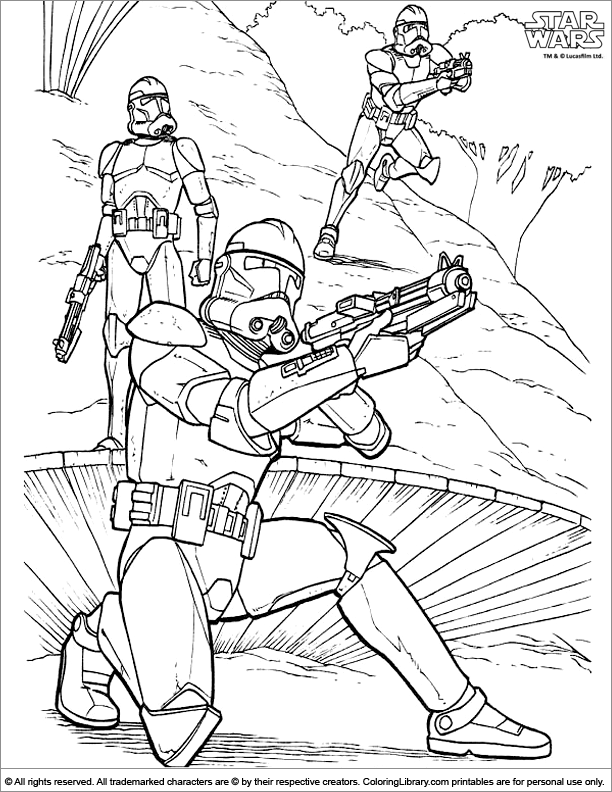 Disney Star Wars Coloring Pages Free Printable 104