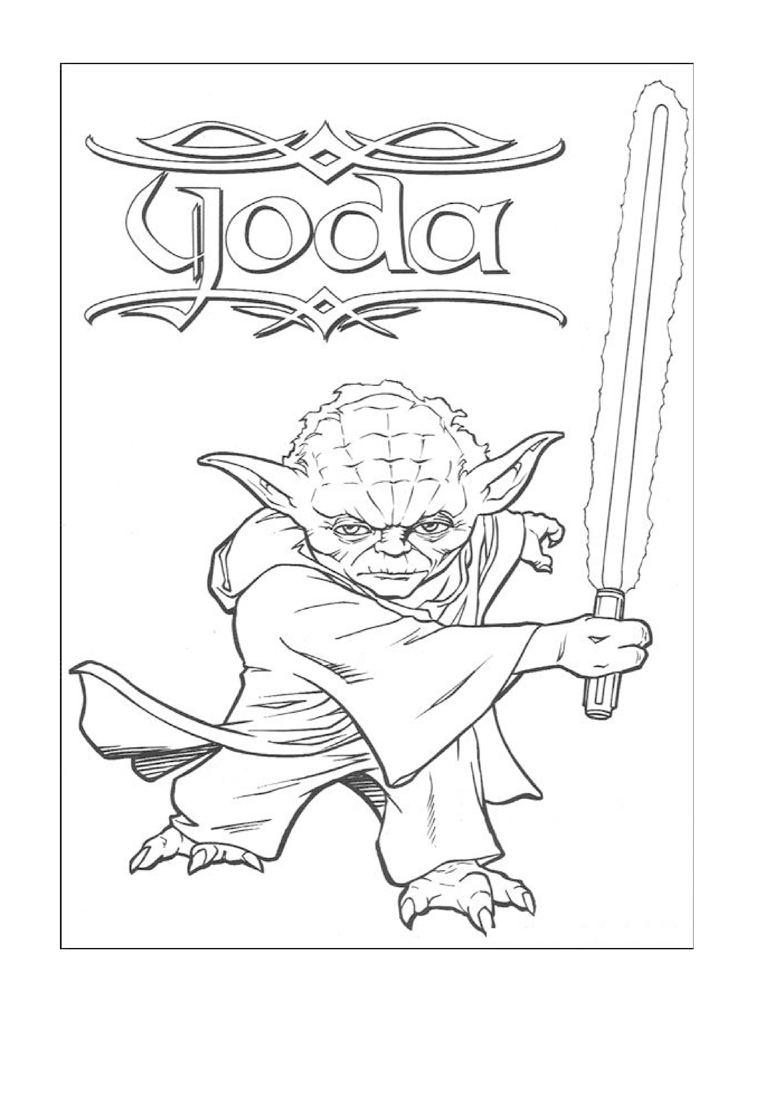 Disney Star Wars Coloring Pages Free Printable 111