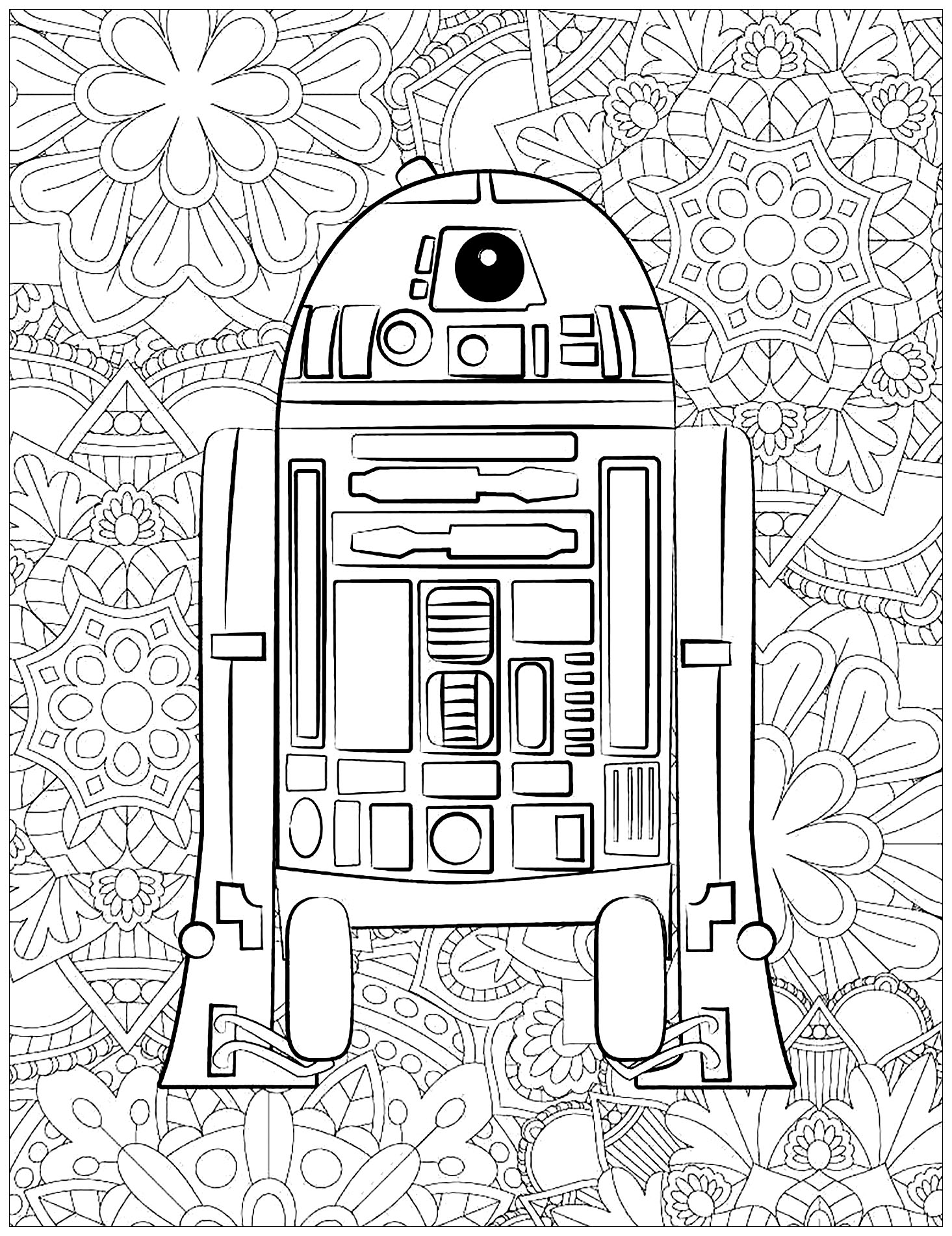 Disney Star Wars Coloring Pages Free Printable 114