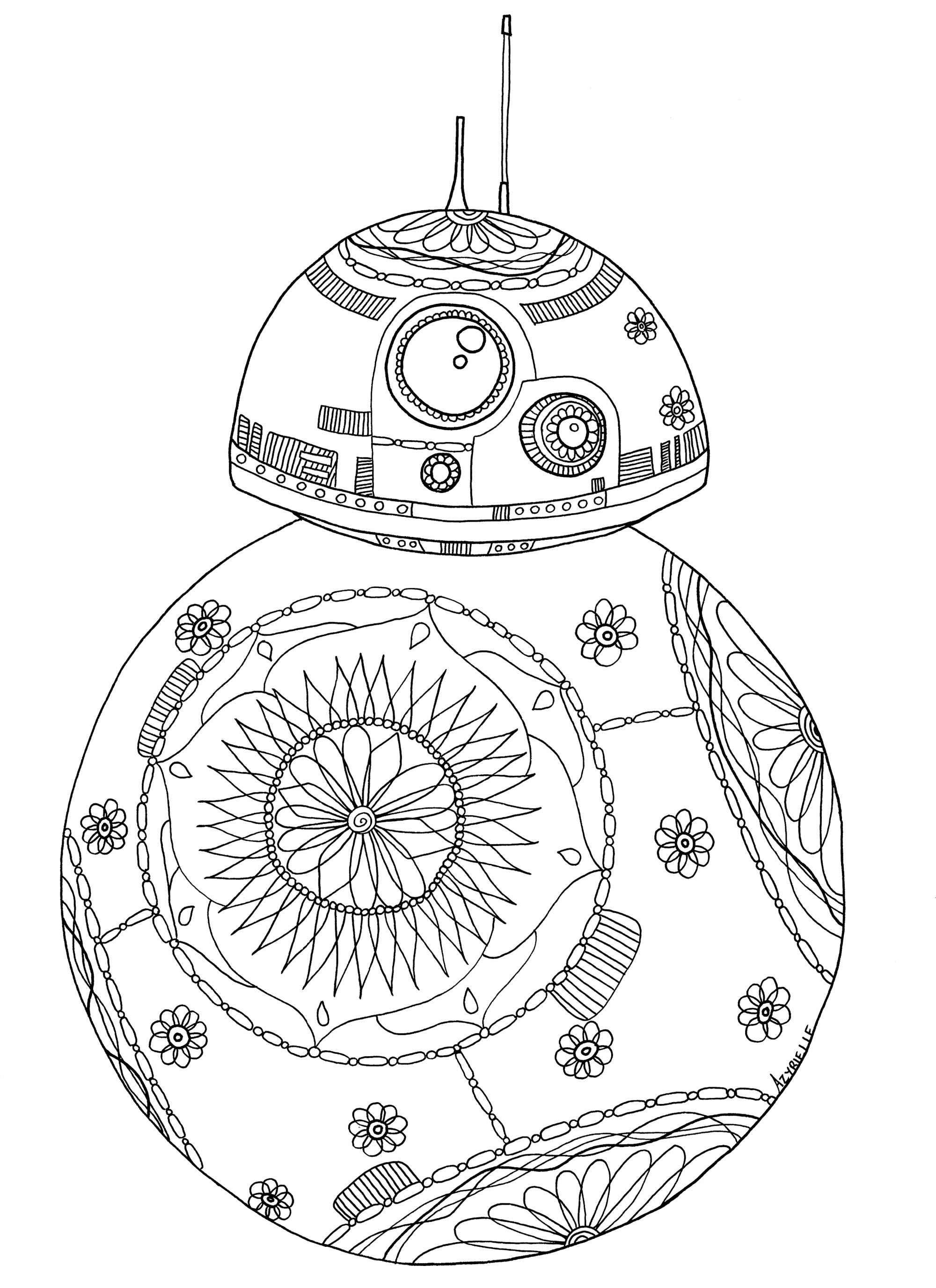 Disney Star Wars Coloring Pages Free Printable 19