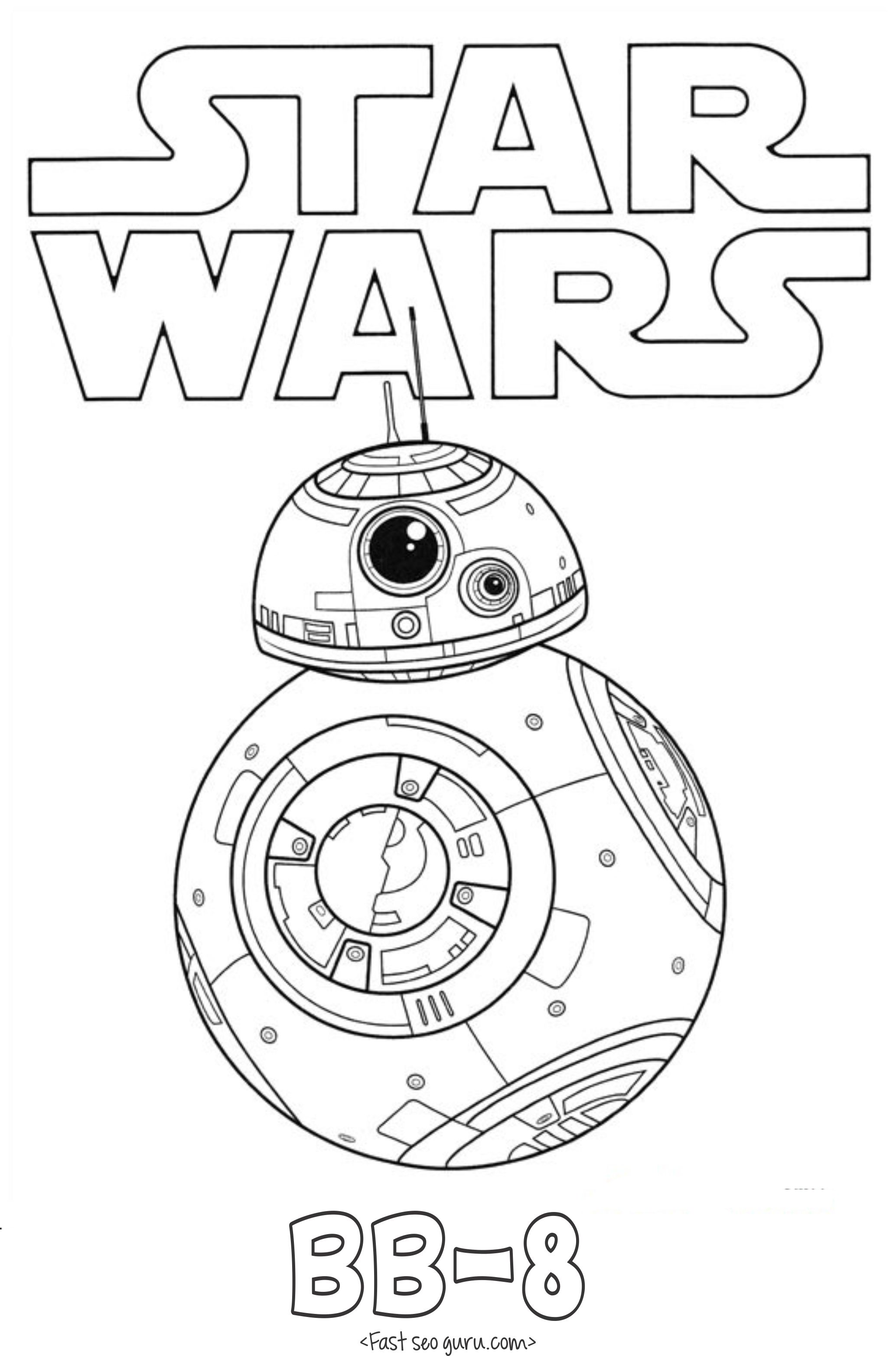 Disney Star Wars Coloring Pages Free Printable 4