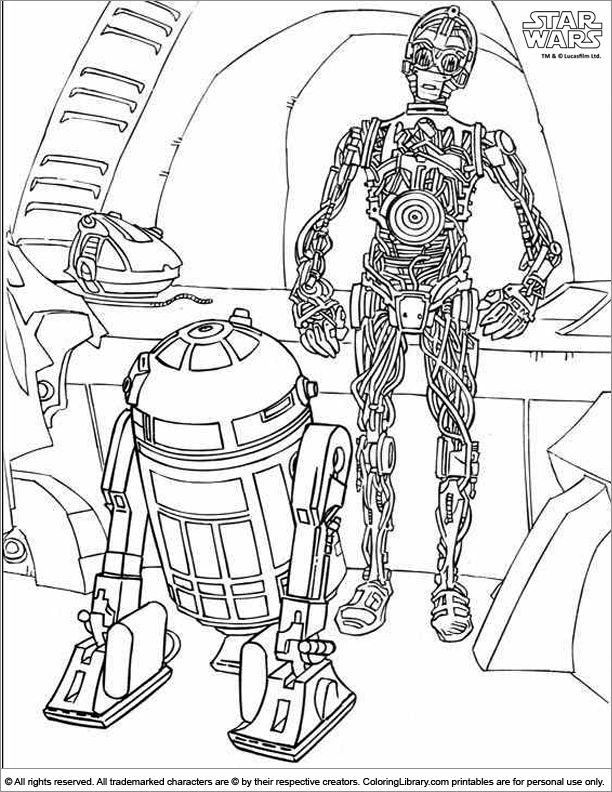 Disney Star Wars Coloring Pages Free Printable 46