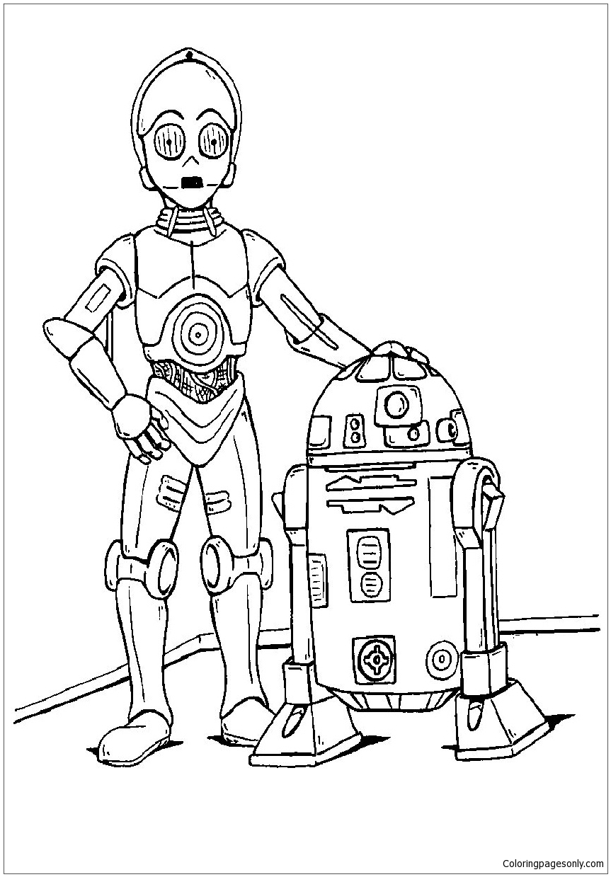 Disney Star Wars Coloring Pages Free Printable 63