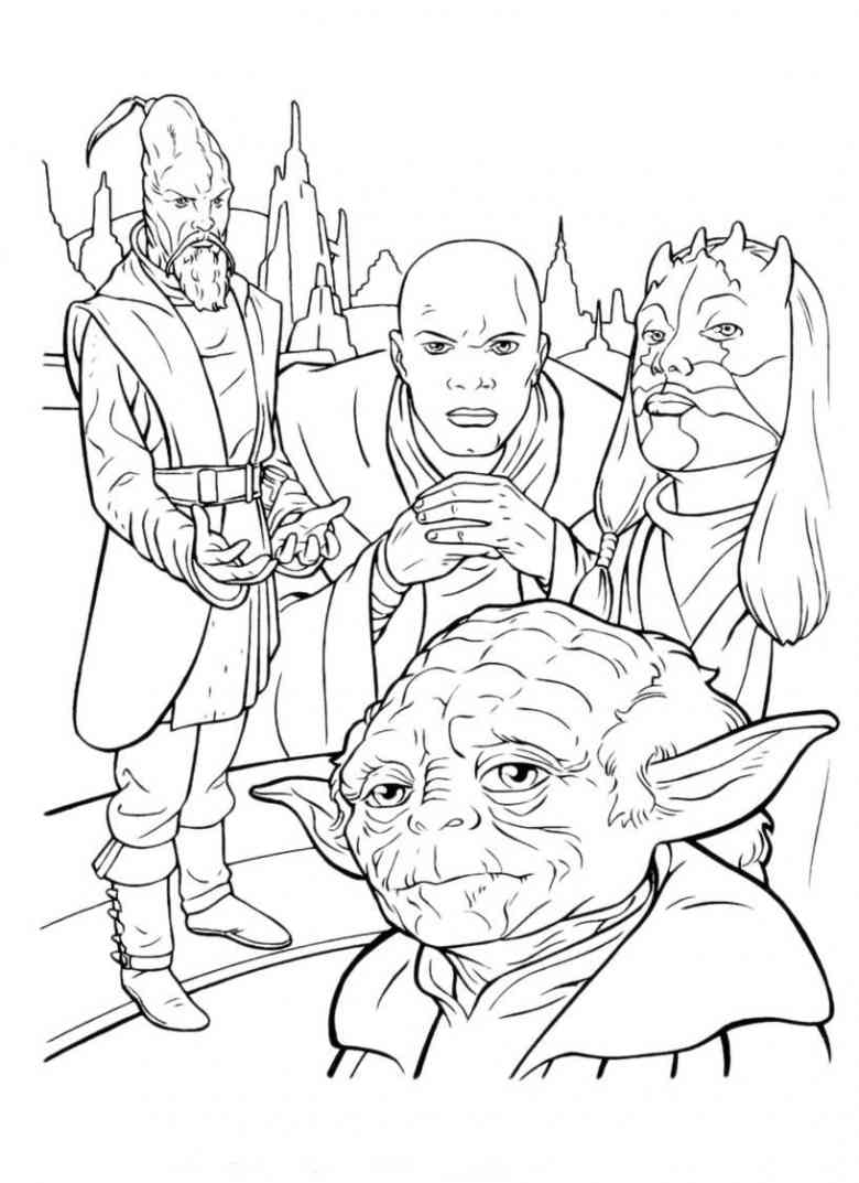 Disney Star Wars Coloring Pages Free Printable 69