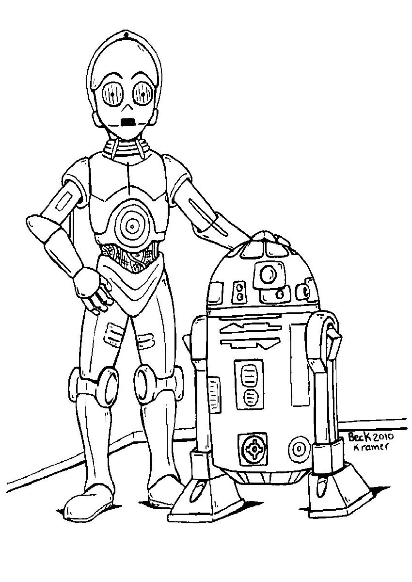 Disney Star Wars Coloring Pages Free Printable 9