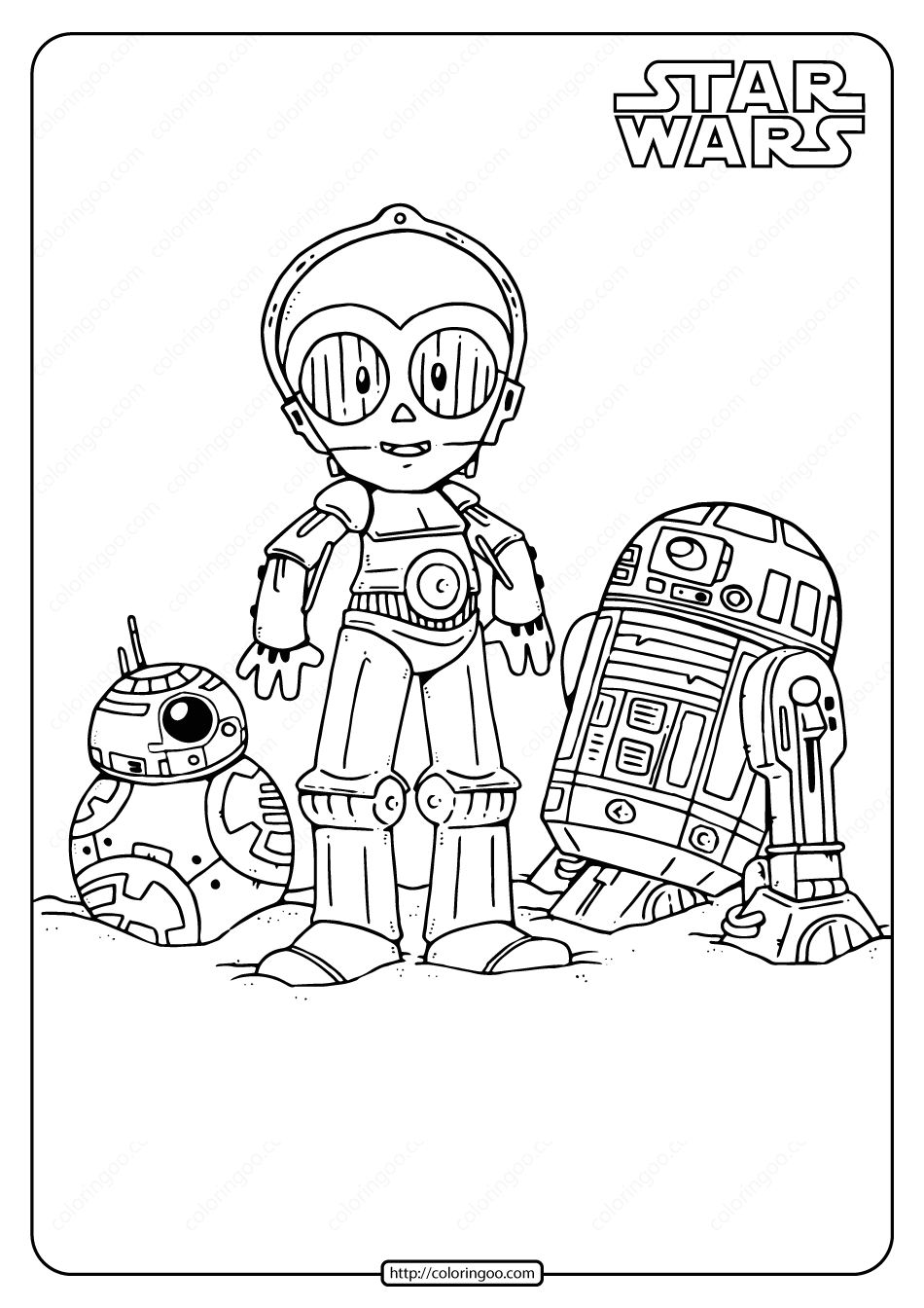 Disney Star Wars Coloring Pages Free Printable 90