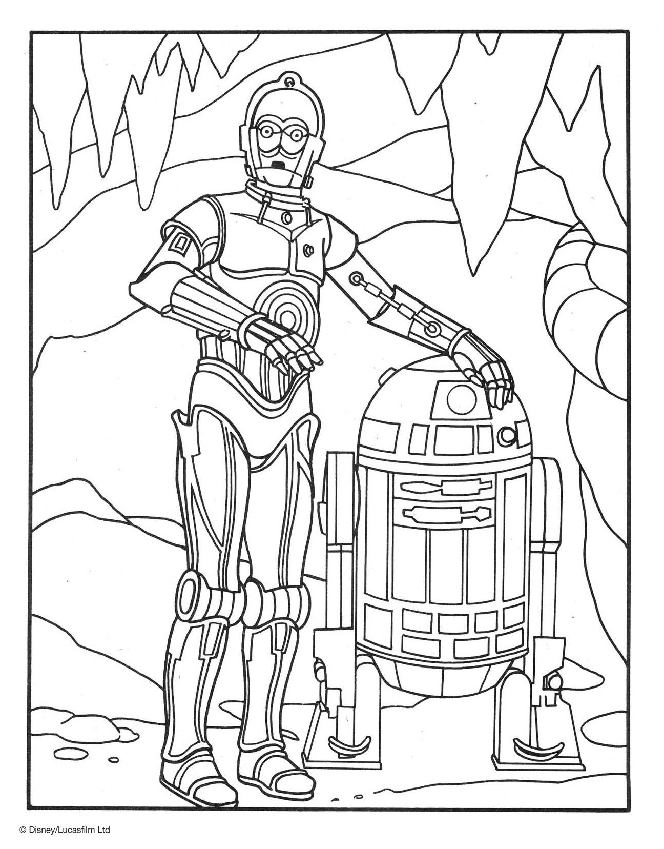 Disney Star Wars Coloring Pages Free Printable 96