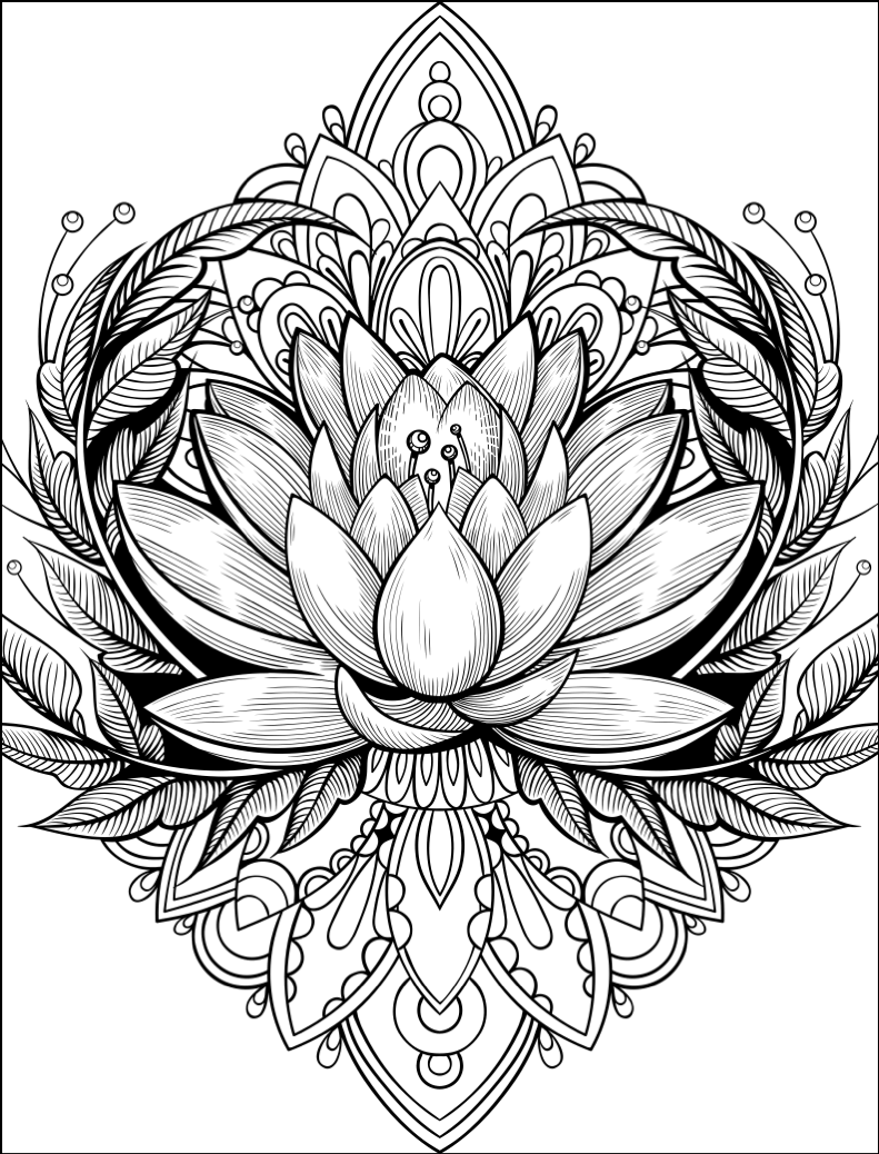 Dogs Mandala Coloring Pages for Adults Unique 1