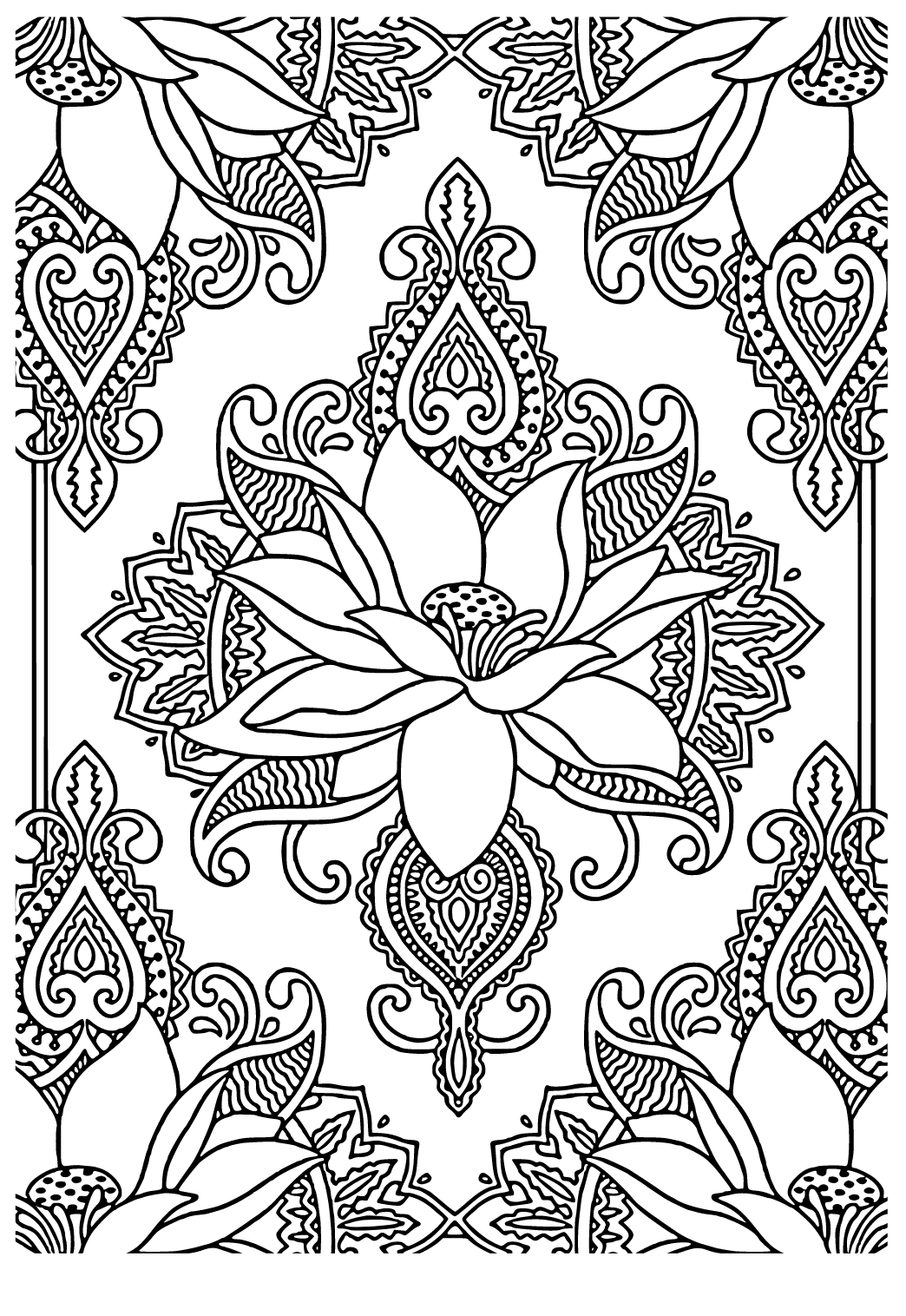 Dogs Mandala Coloring Pages for Adults Unique 101