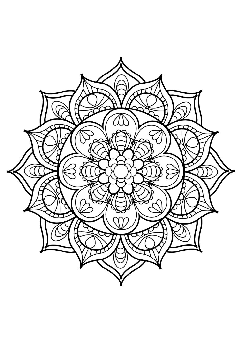 Dogs Mandala Coloring Pages for Adults Unique 12