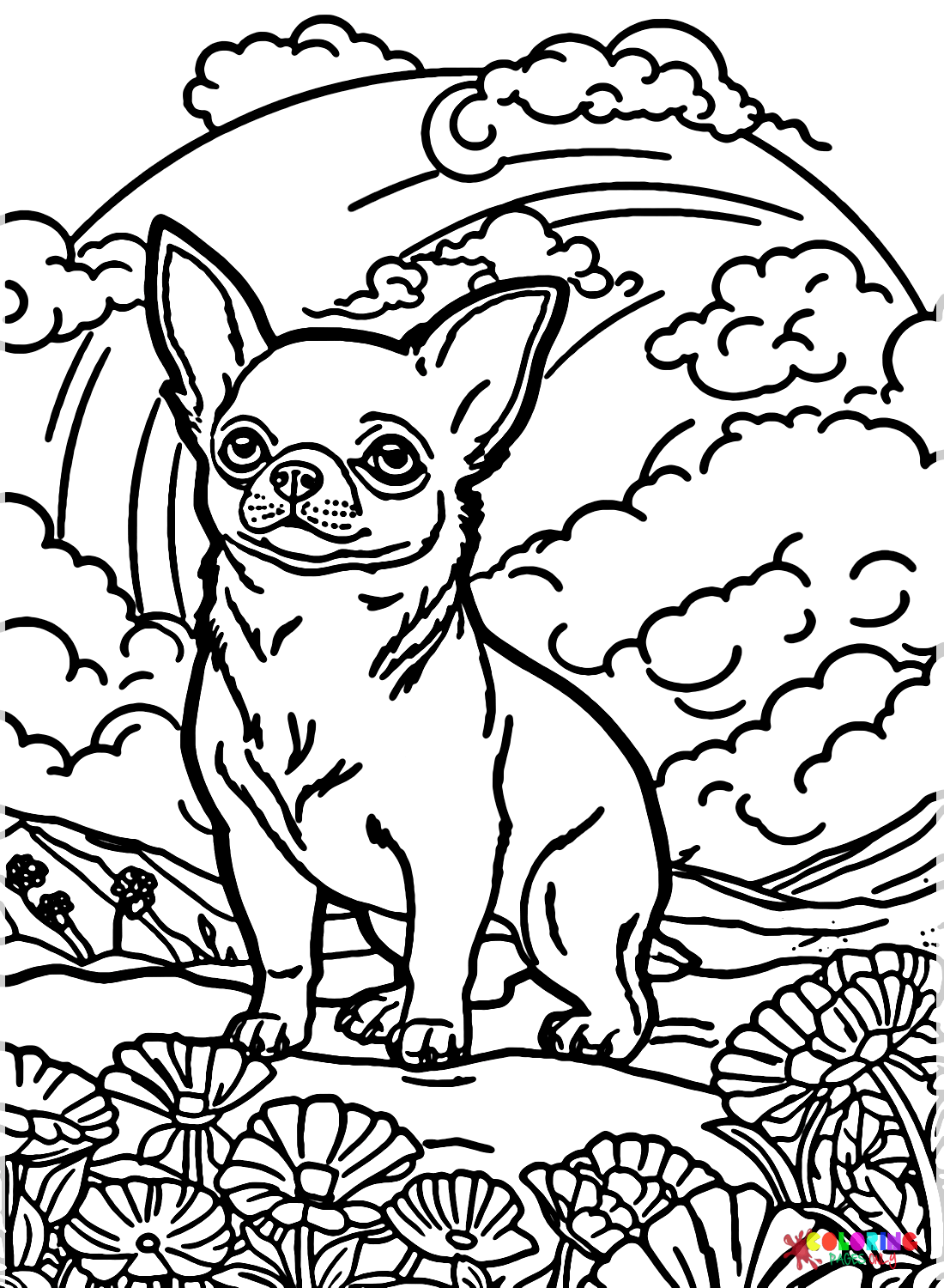 Dogs Mandala Coloring Pages for Adults Unique 131