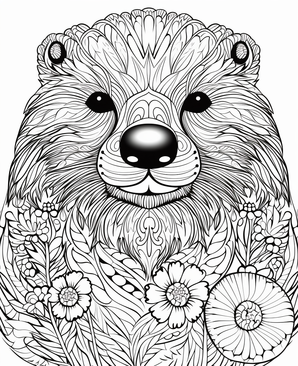 Dogs Mandala Coloring Pages for Adults Unique 145