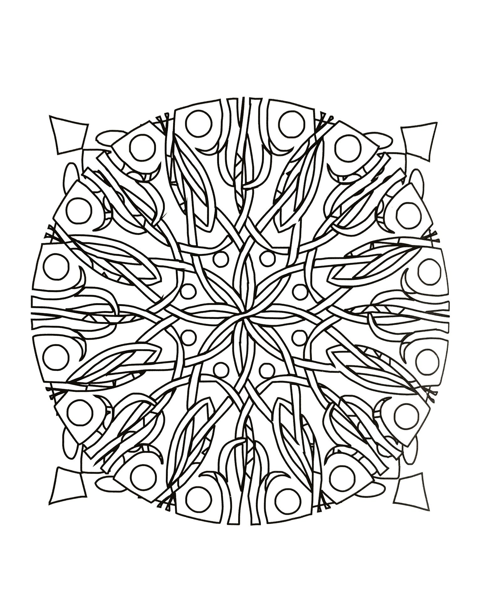 Dogs Mandala Coloring Pages for Adults Unique 153