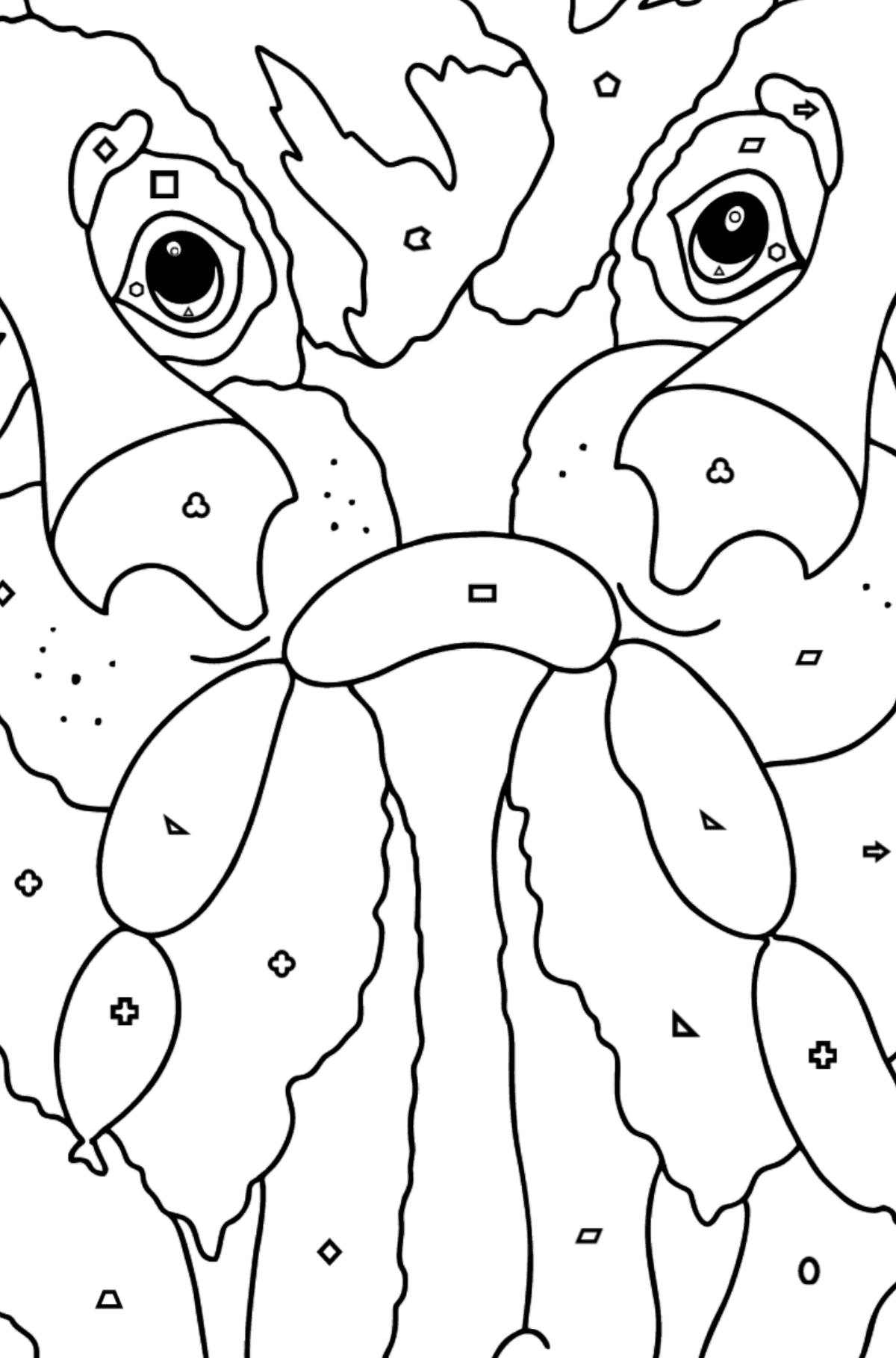 Dogs Mandala Coloring Pages for Adults Unique 49