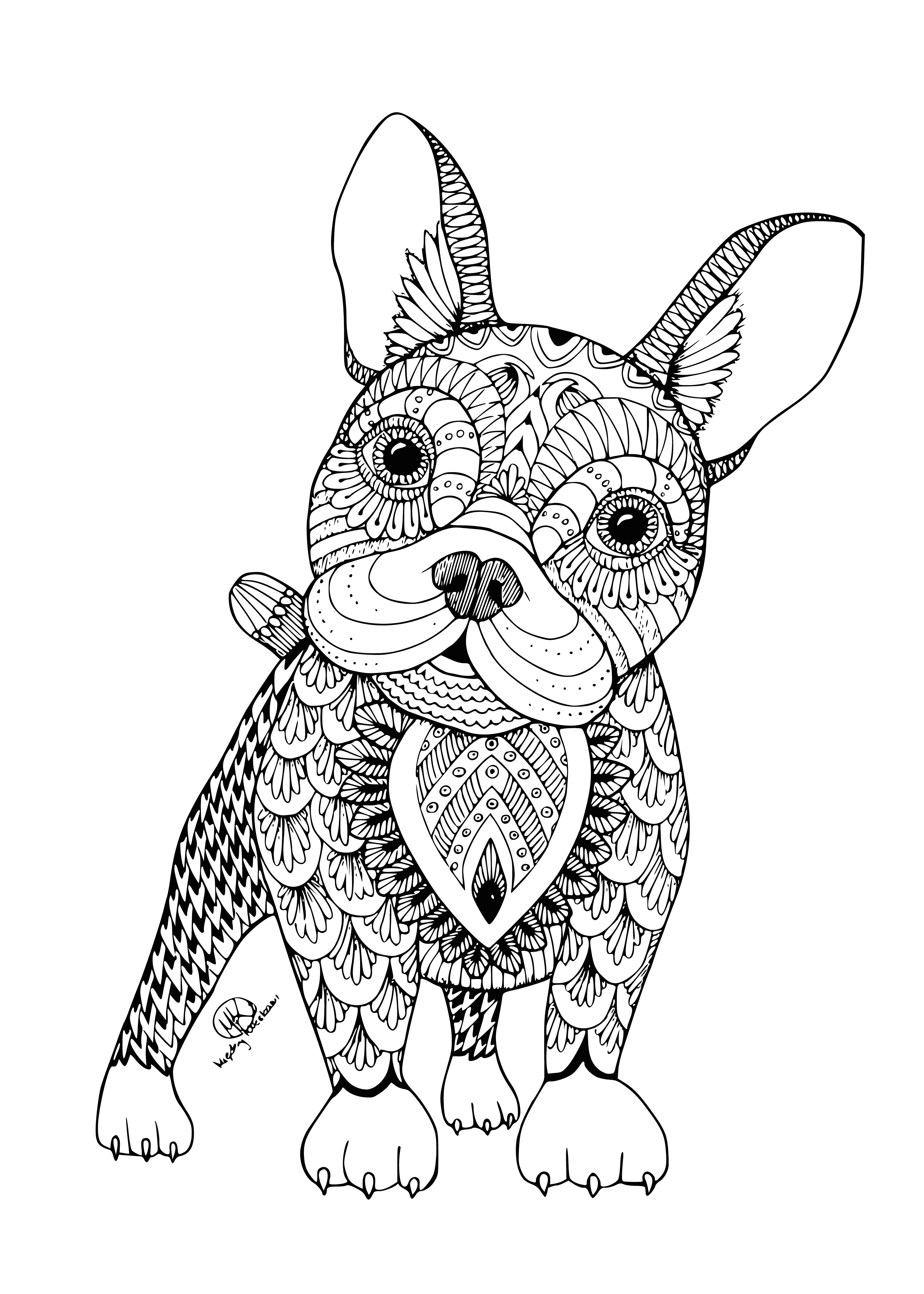 Dogs Mandala Coloring Pages for Adults Unique 81