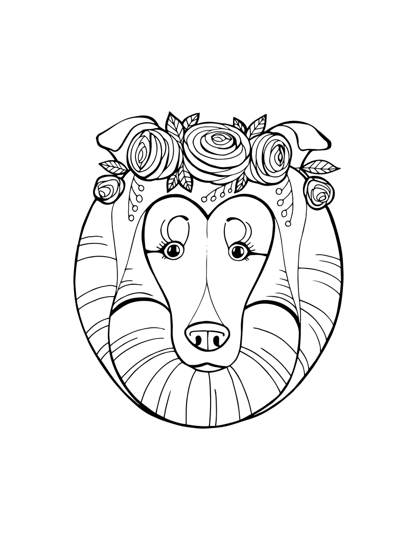 Dogs Mandala Coloring Pages for Adults Unique 95