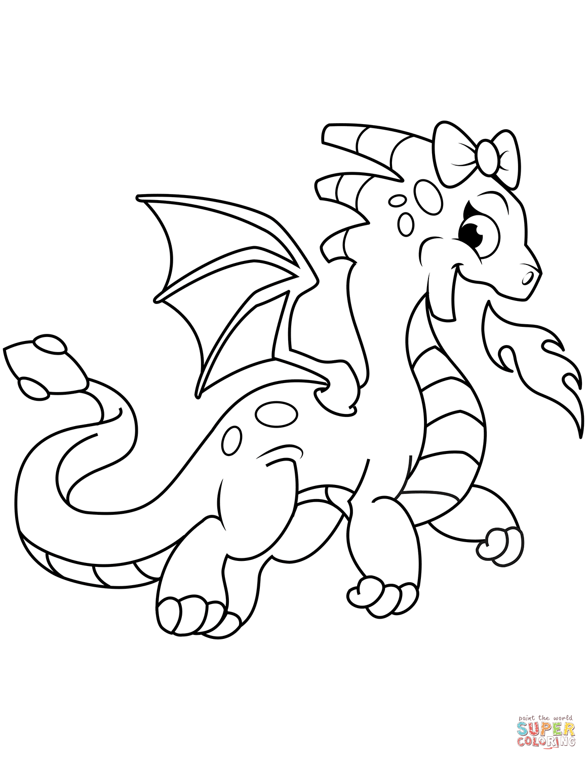 Dragon Coloring Pages Free Printable [Adult] 31