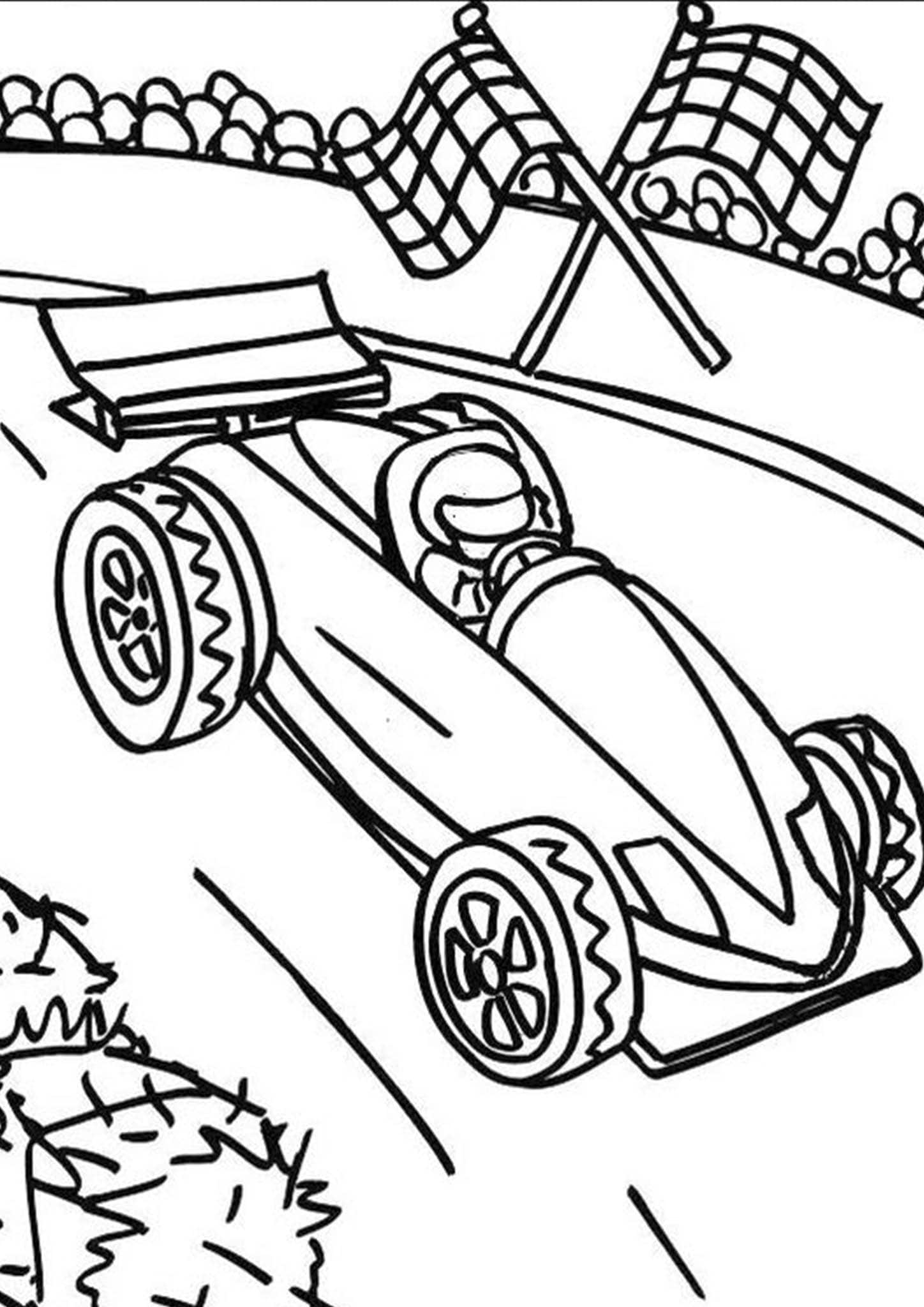 Free Printable Car Coloring Pages for Kids 1