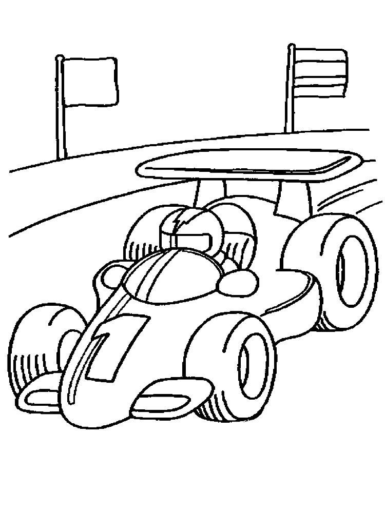 Free Printable Car Coloring Pages for Kids 12