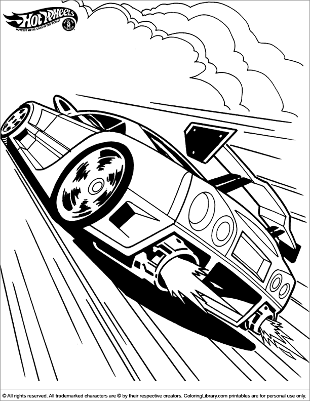 Free Printable Car Coloring Pages for Kids 26