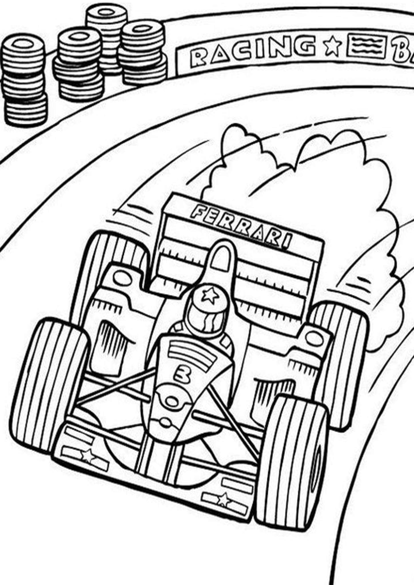 Free Printable Car Coloring Pages for Kids 44