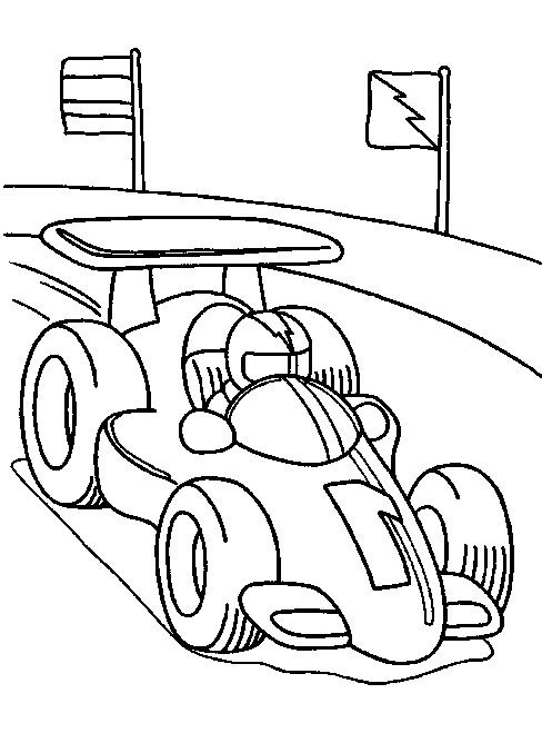 Free Printable Car Coloring Pages for Kids 49