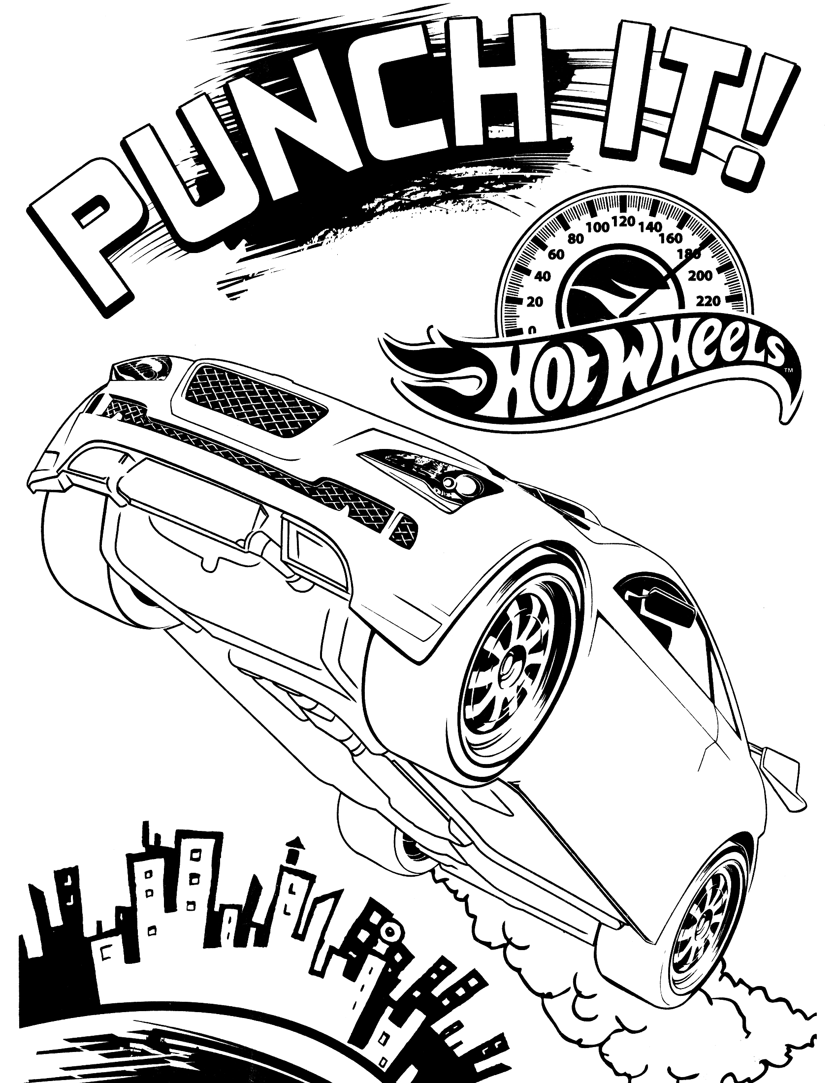 Free Printable Car Coloring Pages for Kids 6