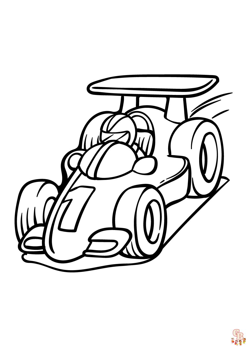 Free Printable Car Coloring Pages for Kids 9