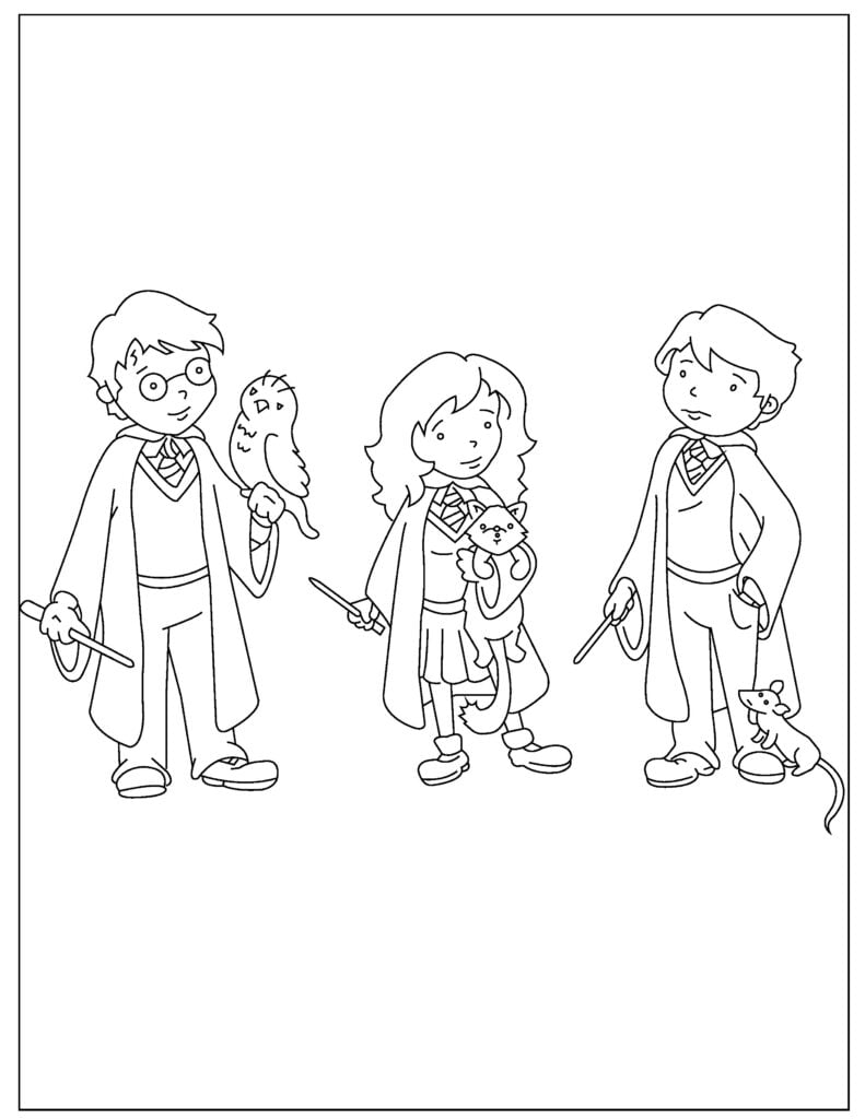 Harry Potter Coloring Pages: 170+ Wizarding World Wonders for Magical Moments 106