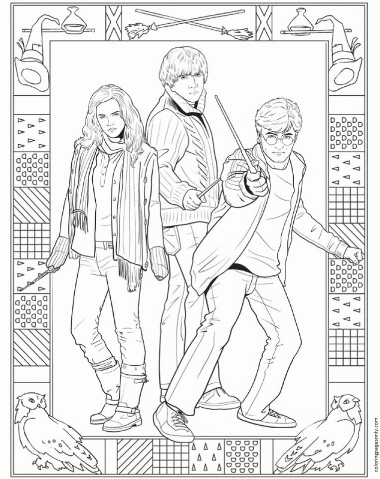 Harry Potter Coloring Pages: 170+ Wizarding World Wonders for Magical Moments 107