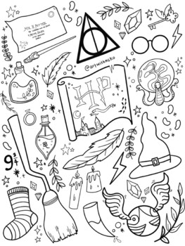 Harry Potter Coloring Pages: 170+ Wizarding World Wonders for Magical Moments 108