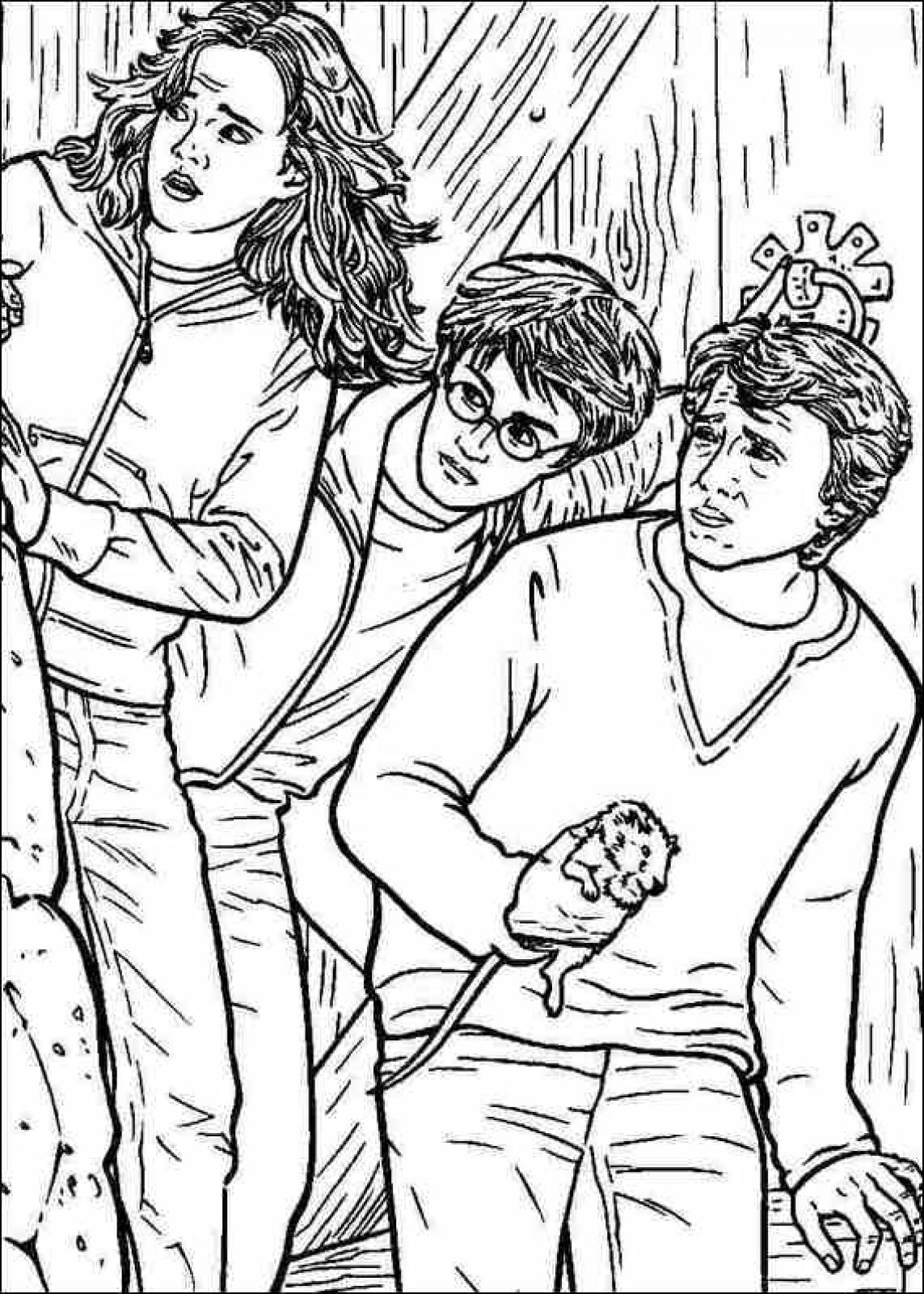 Harry Potter Coloring Pages: 170+ Wizarding World Wonders for Magical Moments 123