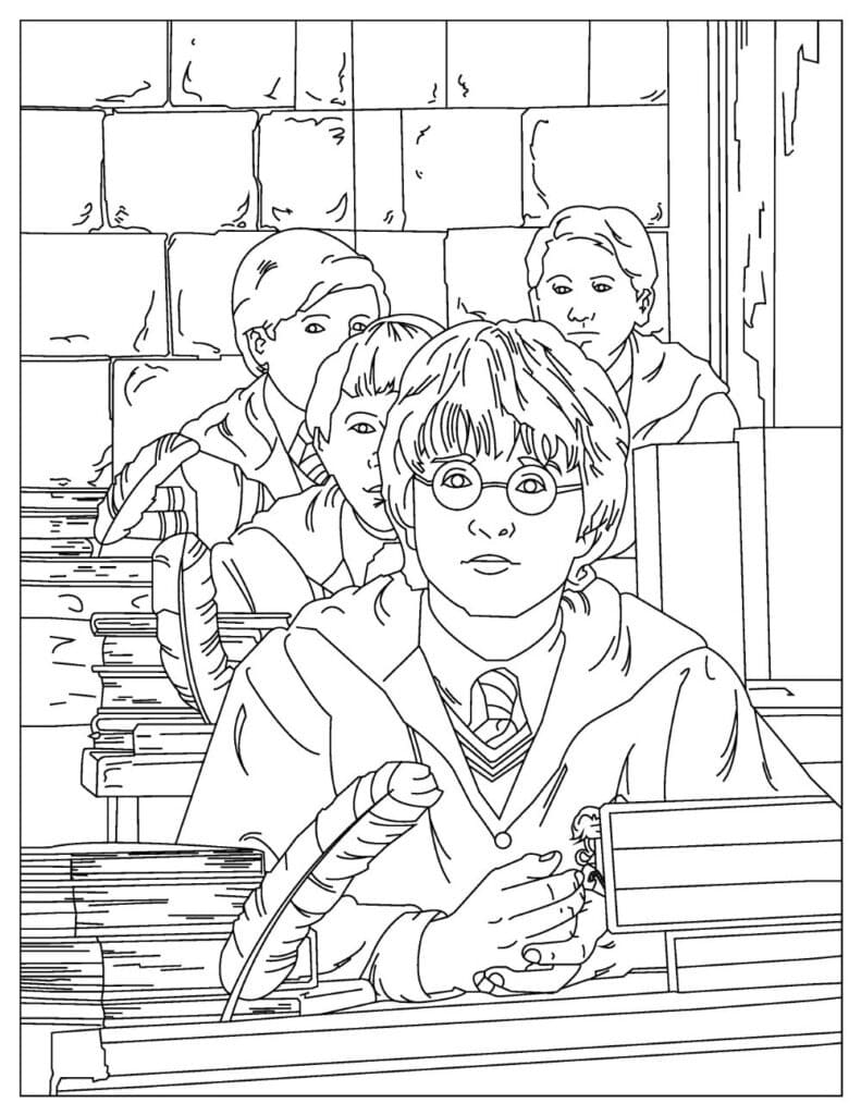 Harry Potter Coloring Pages: 170+ Wizarding World Wonders for Magical Moments 142