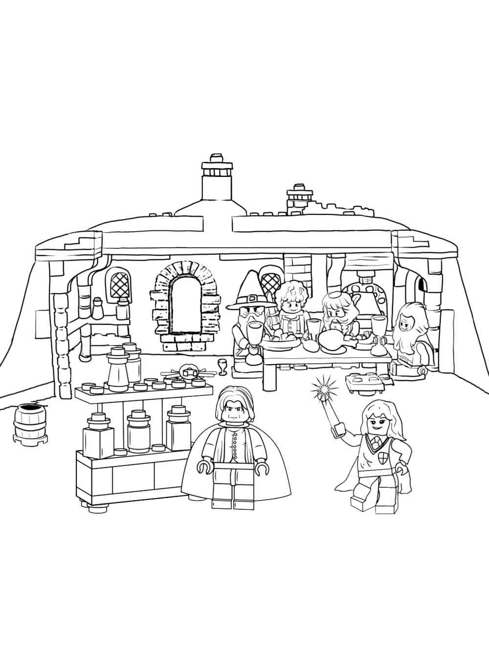 Harry Potter Coloring Pages: 170+ Wizarding World Wonders for Magical Moments 75