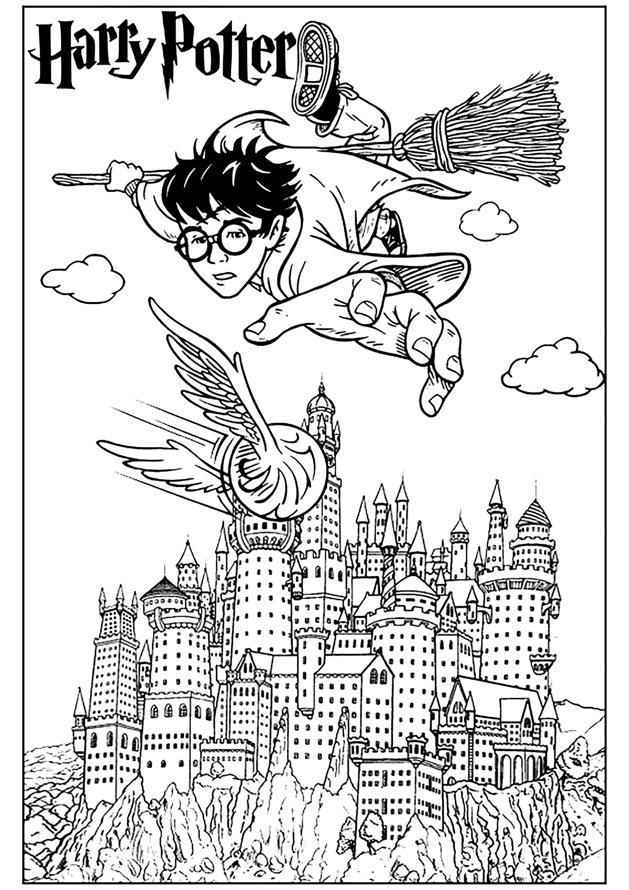 Harry Potter Coloring Pages: 170+ Wizarding World Wonders for Magical Moments 77