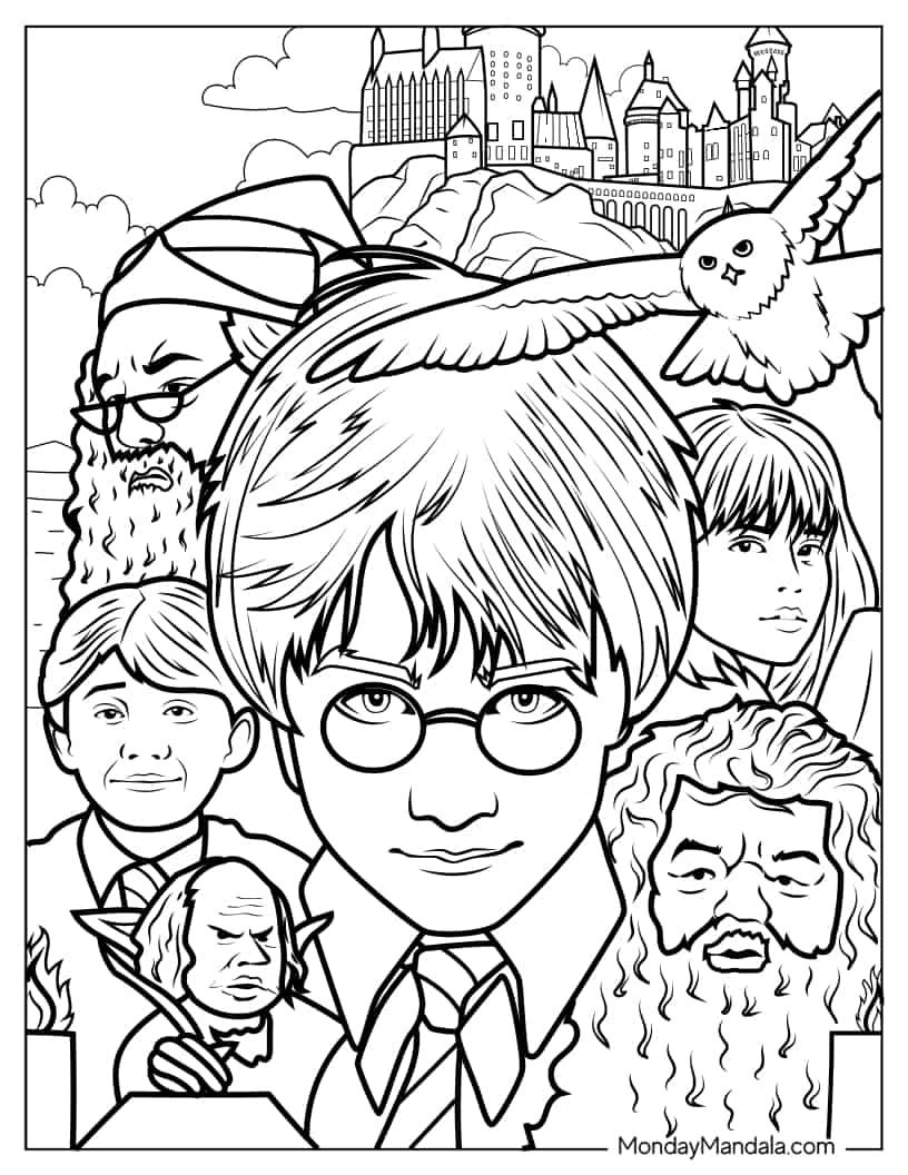 Harry Potter Coloring Pages: 170+ Wizarding World Wonders for Magical Moments 94