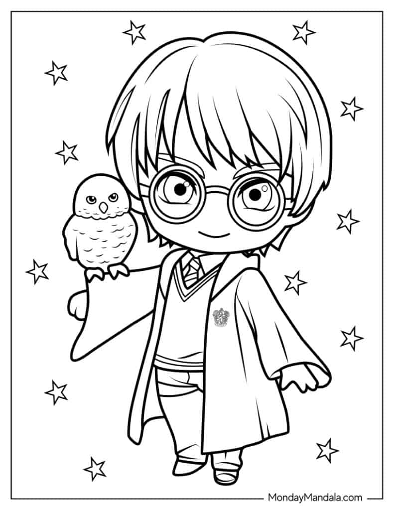 Harry Potter Coloring Pages: 170+ Wizarding World Wonders for Magical Moments 95