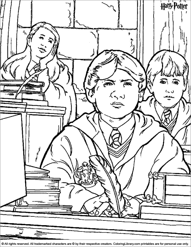 Harry Potter Coloring Pages Printables 101