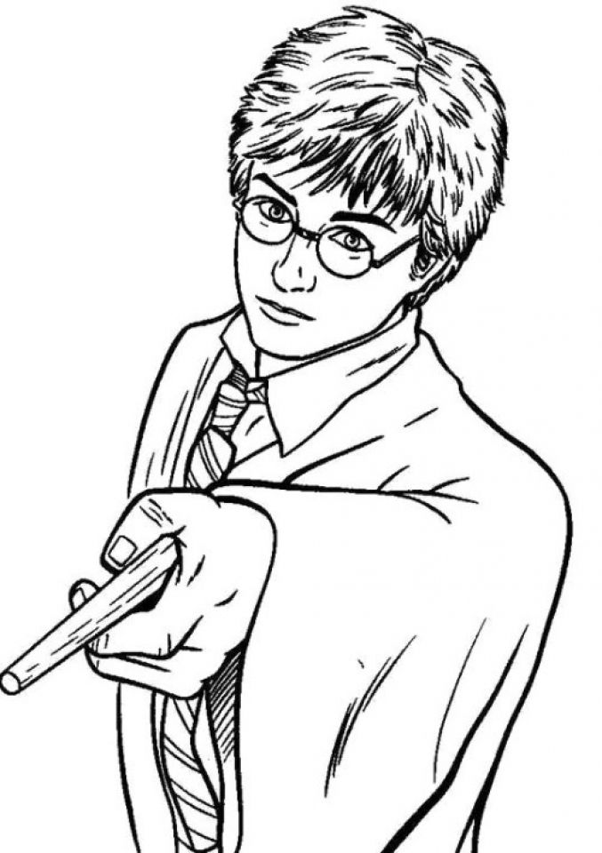 Harry Potter Coloring Pages Printables 105